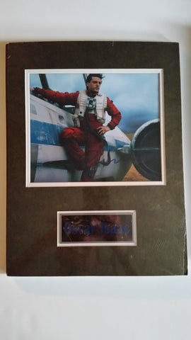 Signed photo of Oscar Isaac as Poe Dameron