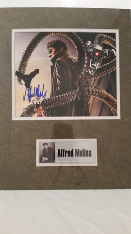 Signed photo of Alfred Molina as Doctor Octopus