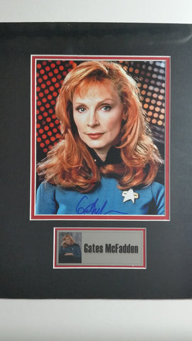 Signed photo of Gates McFadden