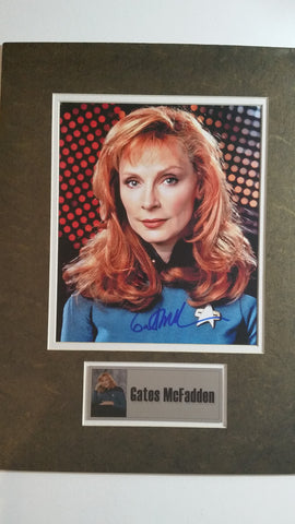 Signed photo of Gates McFadden