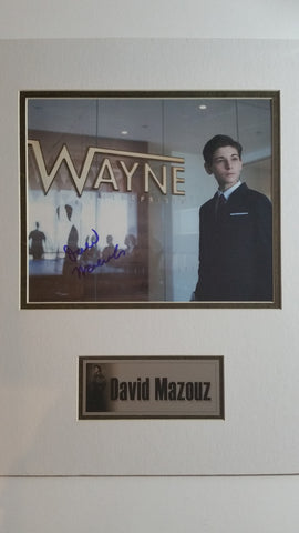 Signed photo of David Mazouz