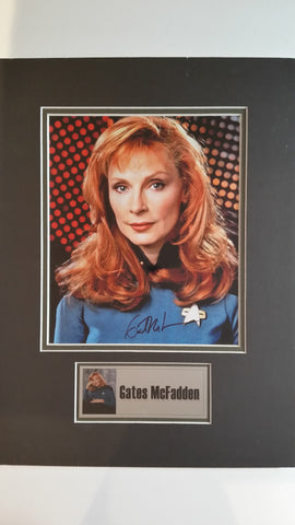 Signed photo of Gates McFadden