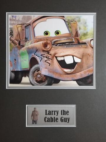 Signed photo of Tow Mater