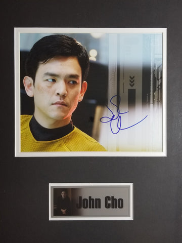 Signed photo of John Cho as Sulu from Star Trek