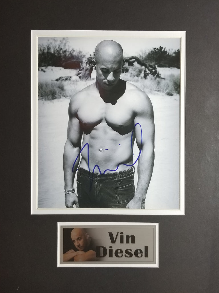 Signed photo of Vin Diesel