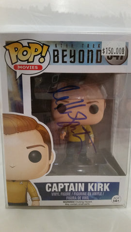 Signed Vinyl Pop of Captain Kirk