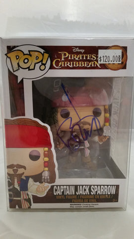 Signed Vinyl Pop of Captain Jack Sparrow