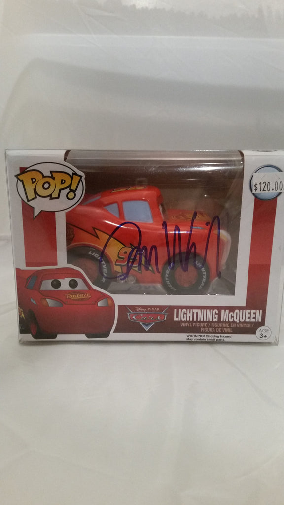 Signed Vinyl Pop of Lightning McQueen