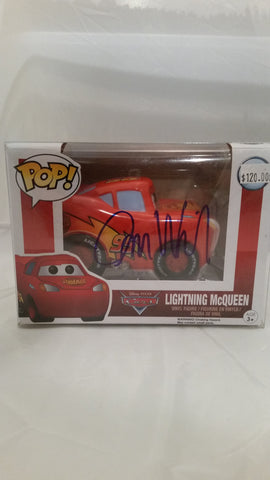 Signed Vinyl Pop of Lightning McQueen