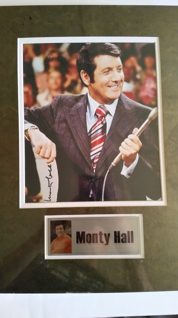 Signed photograph of Monty Hall