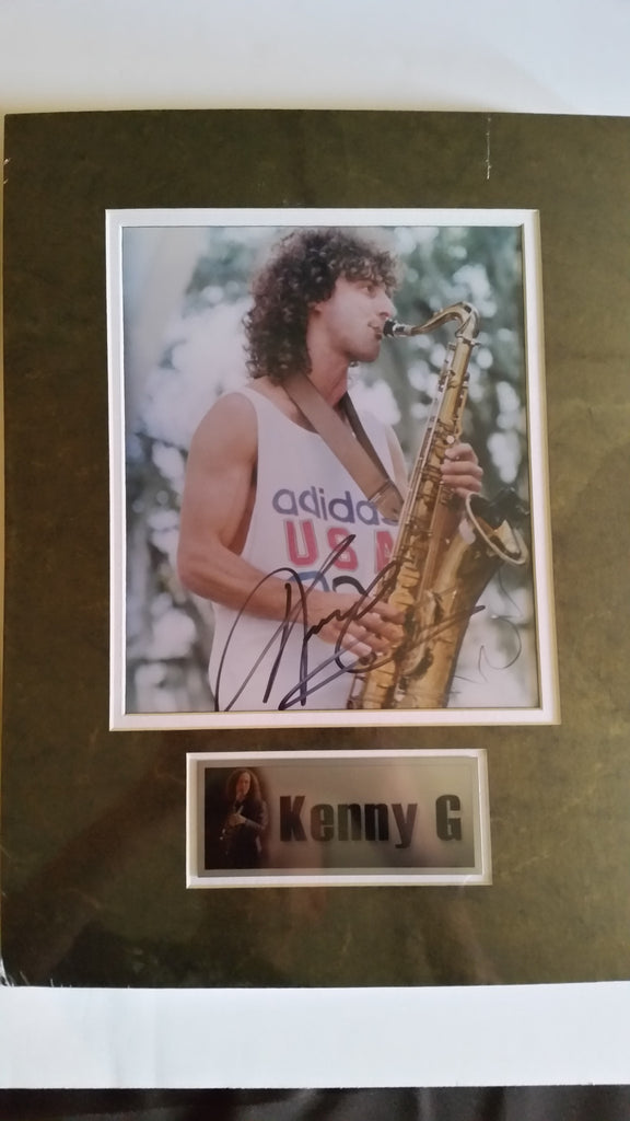 Signed photo of Kenny G