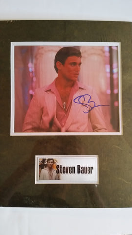 Signed photo of Steven Bauer as Manny Ribera w/COA
