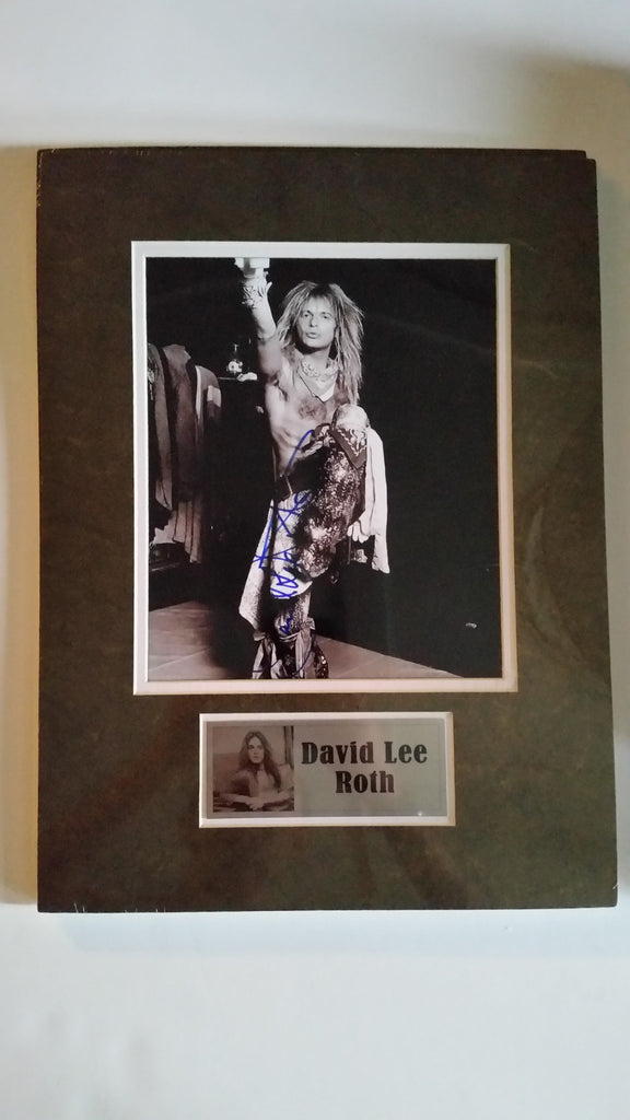 Signed photo of David Lee Roth