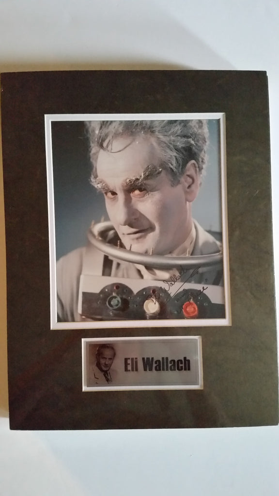 Signed photo of Eli Wallach as Mr. Freeze