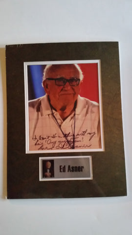 Signed photo of Ed Asner