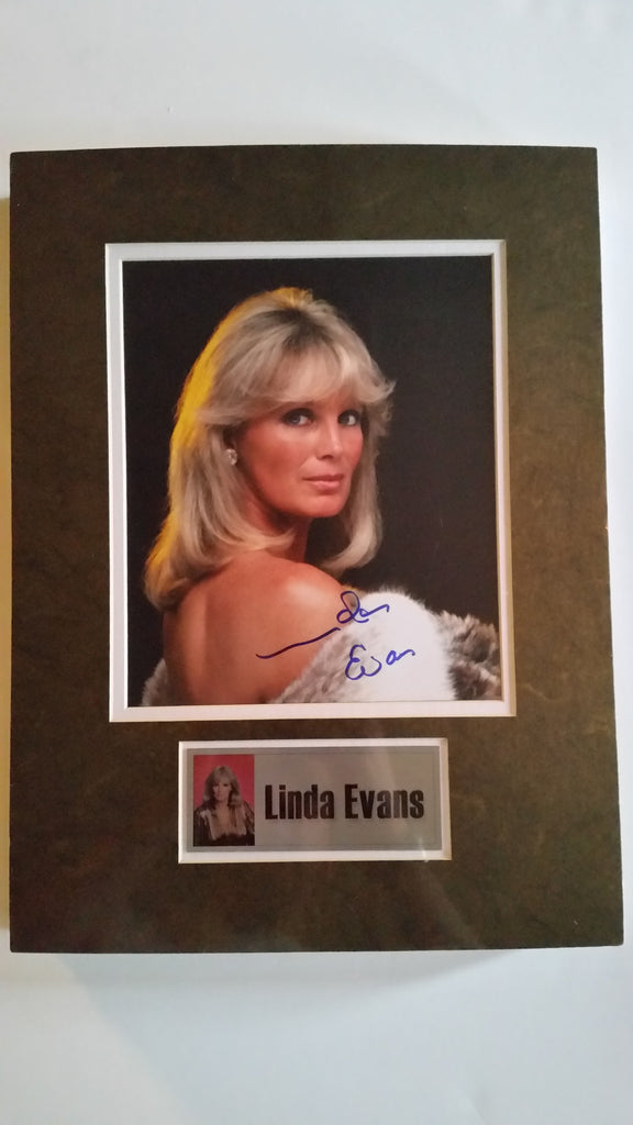 Signed photo of Linda Evans