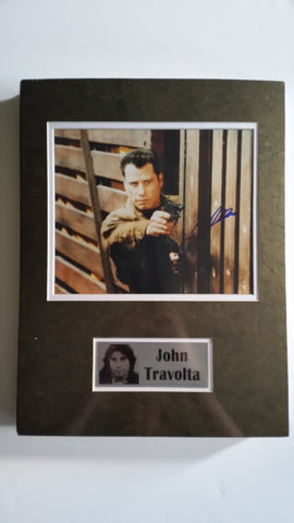 Signed photo of John Travolta