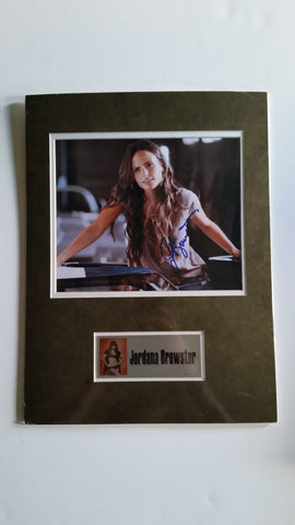 Signed photo of Jordana Brewster from The Fast and the Furious