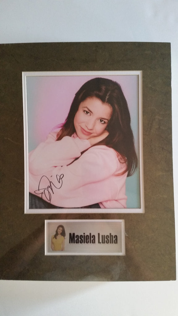 Signed photo of Masiela Lusha
