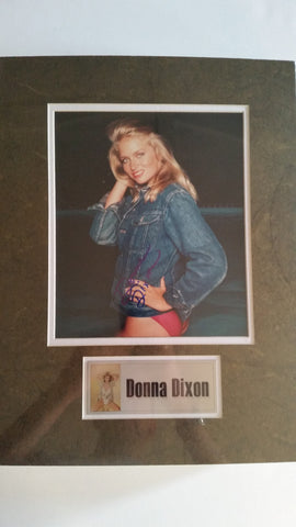 Signed photo of Donna Dixon