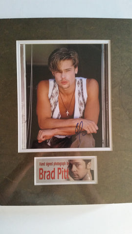Signed photo of Brad Pitt