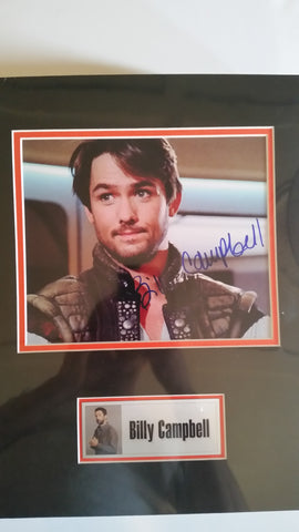 Signed photo of Billy Campbell from Star Trek The Next Generation