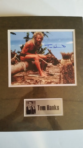 Signed photo of Tom Hanks from Castaway