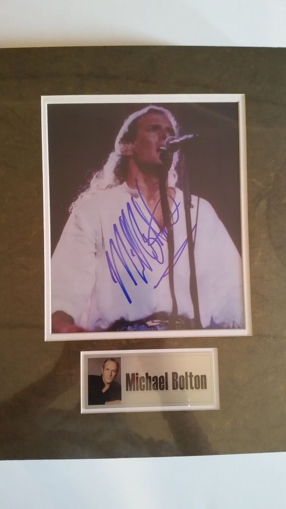 Signed photo of Michael Bolton