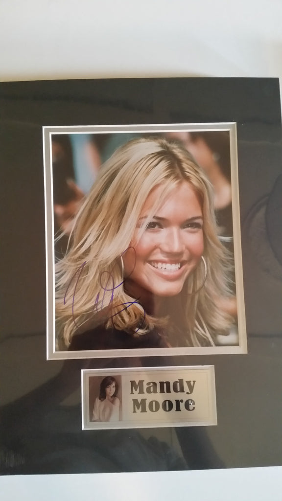 Signed photo of Mandy Moore
