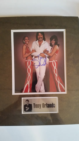 Signed photo of Tony Orlando