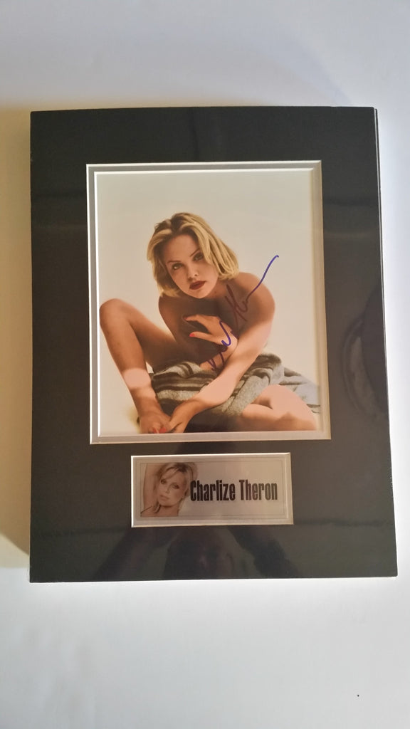 Signed photo of Charlize Theron