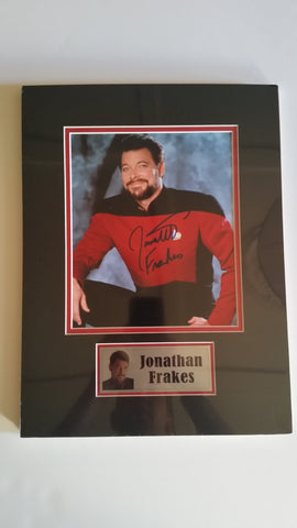 Signed photo of Jonathan Frakes