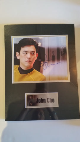 Signed photo of John Cho