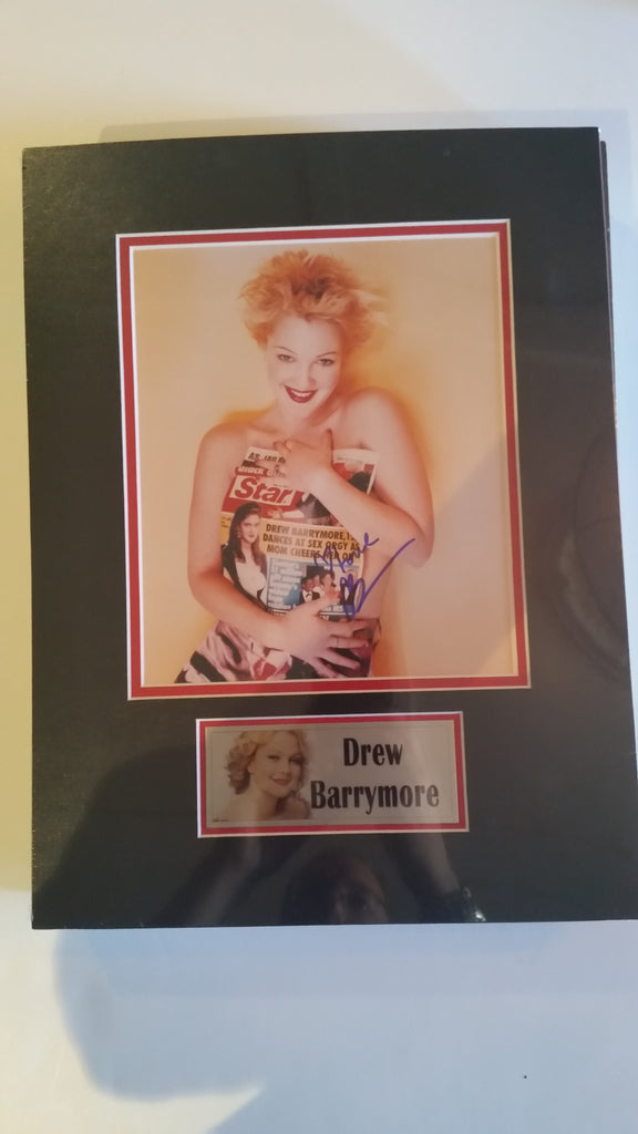 Signed photo of Drew Barrymore