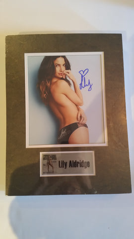 Signed photo of Lily Aldridge