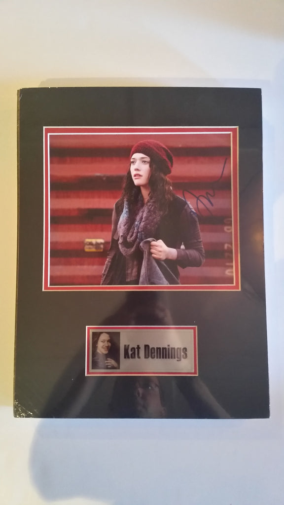 Signed photo of Kat Dennings