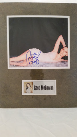 Signed photo of Rose McGowan