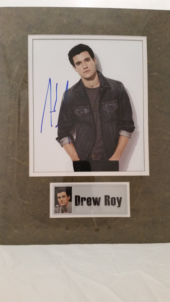 Signed photo of Drew Roy