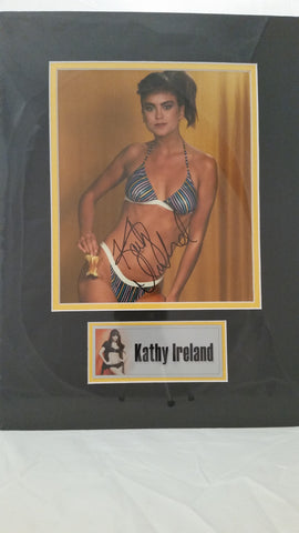 Signed photo of Kathy Ireland