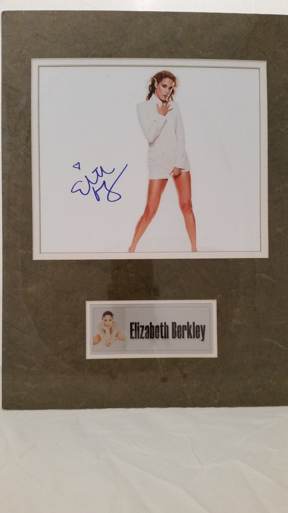 Signed photo of Elizabeth Berkley