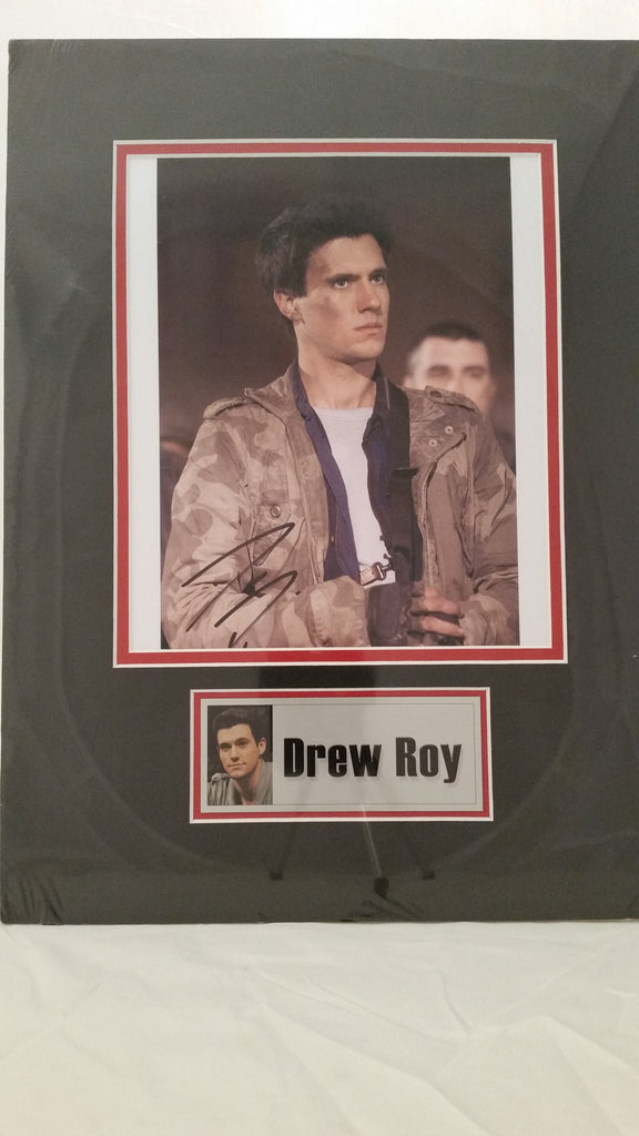 Signed photo of Drew Roy