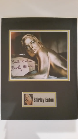 Signed photo of Shirley Eaton
