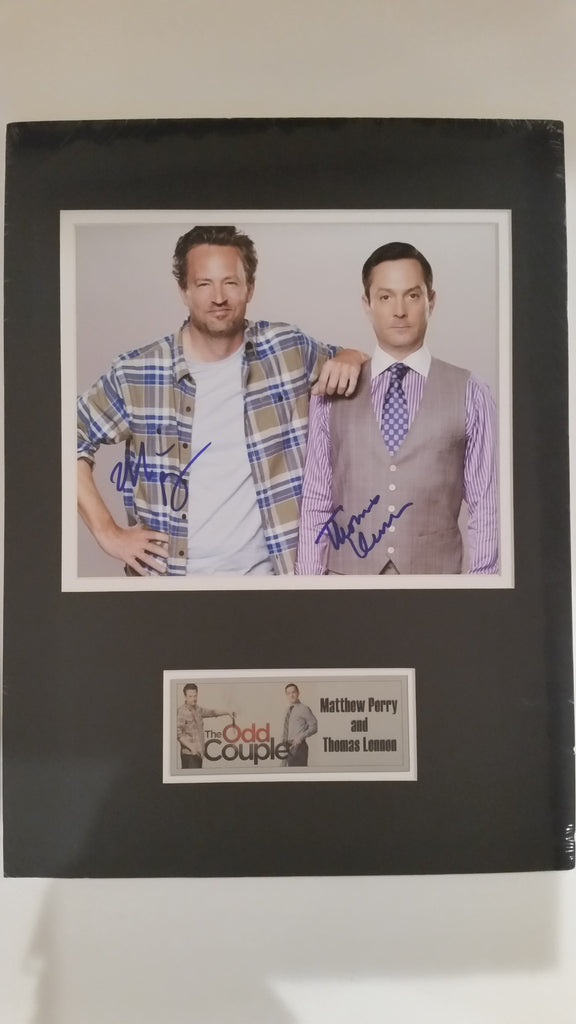 Signed photo of Matthew Perry and Thomas Lennon