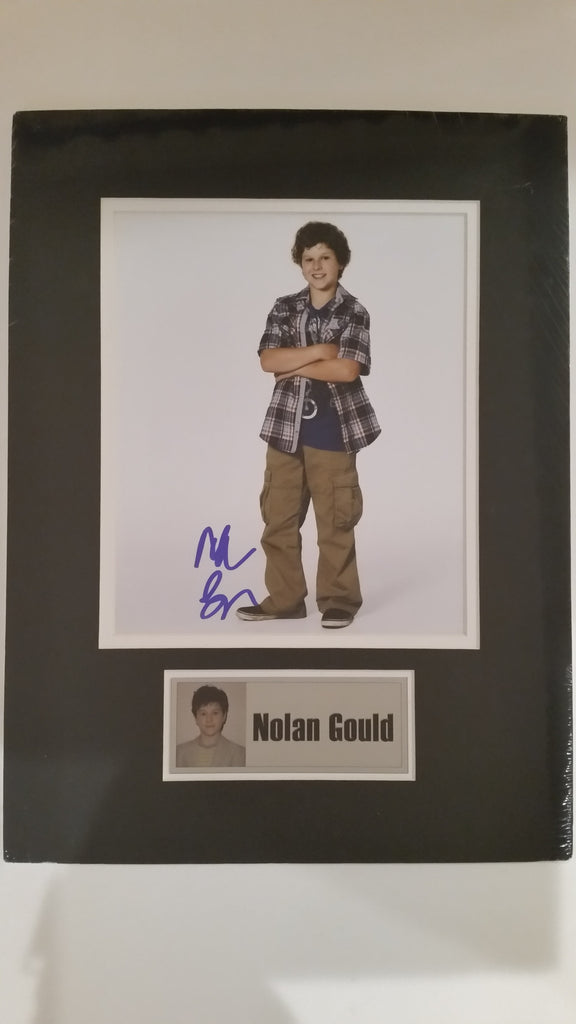 Signed photo of Nolan Gould