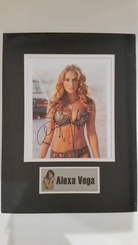 Signed photo of Alexa Vega