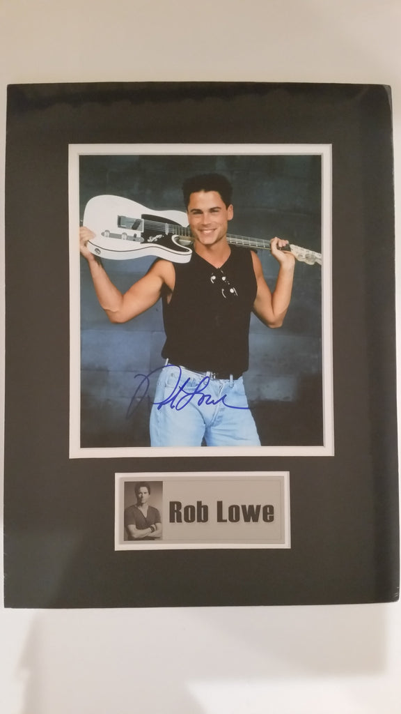 Signed photo of Rob Lowe