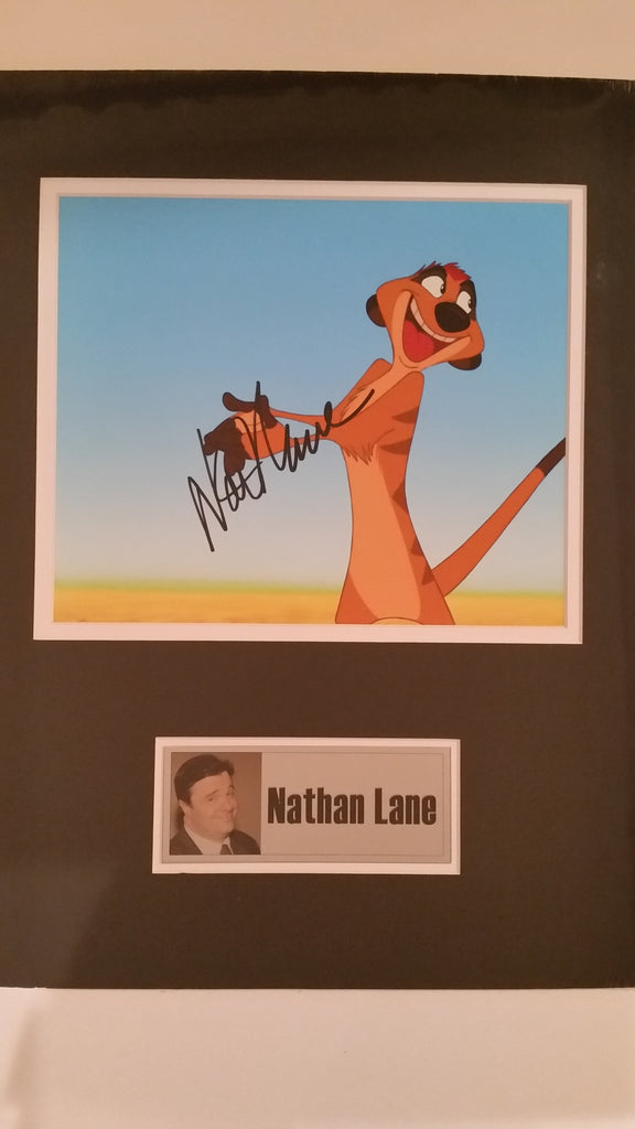 Signed photo of Nathan Lane