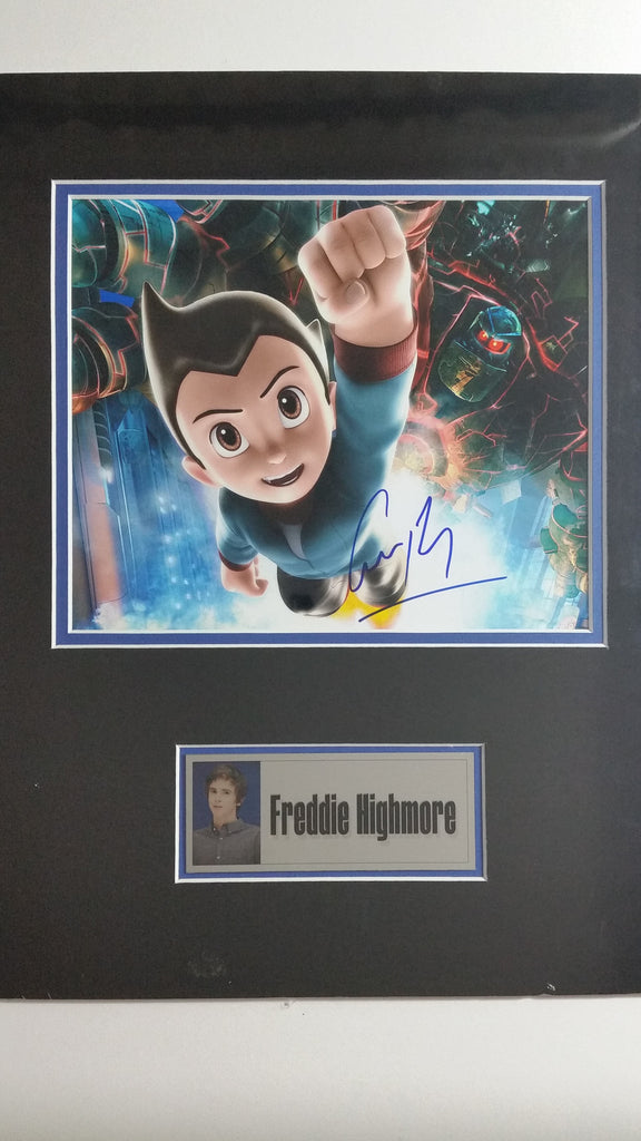 Signed photo of Freddie Highmore