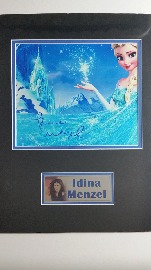Signed photo of Idina Menzel as Elsa
