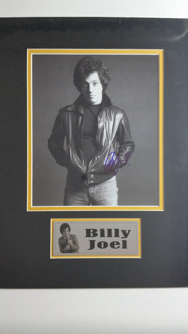 Signed photo of Billy Joel